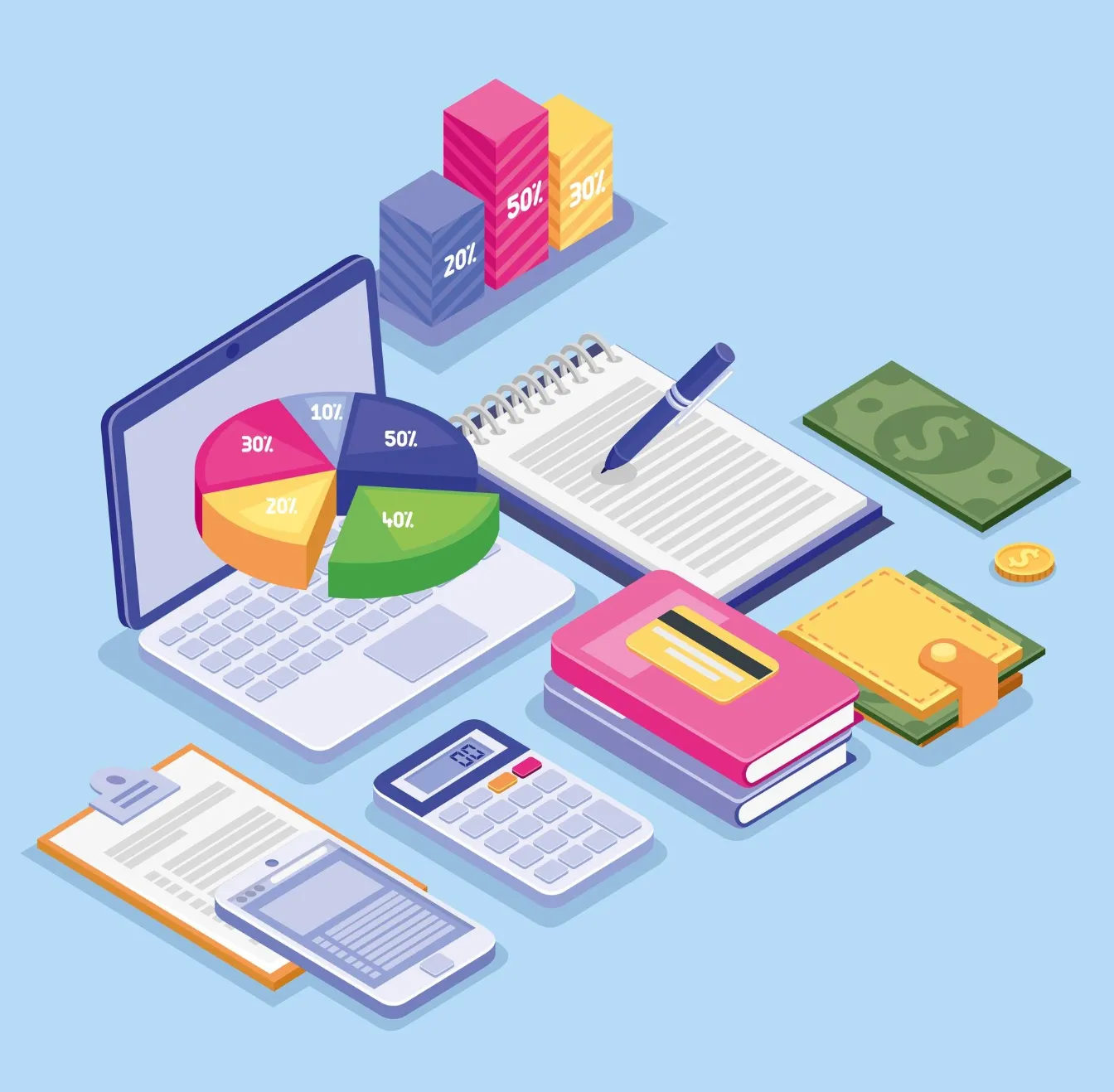Ledger icon representing accounting