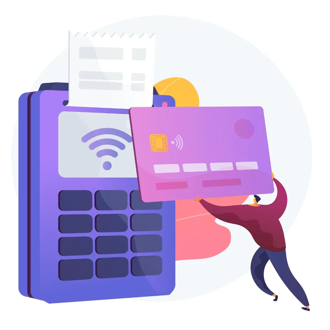Credit card icon representing payments