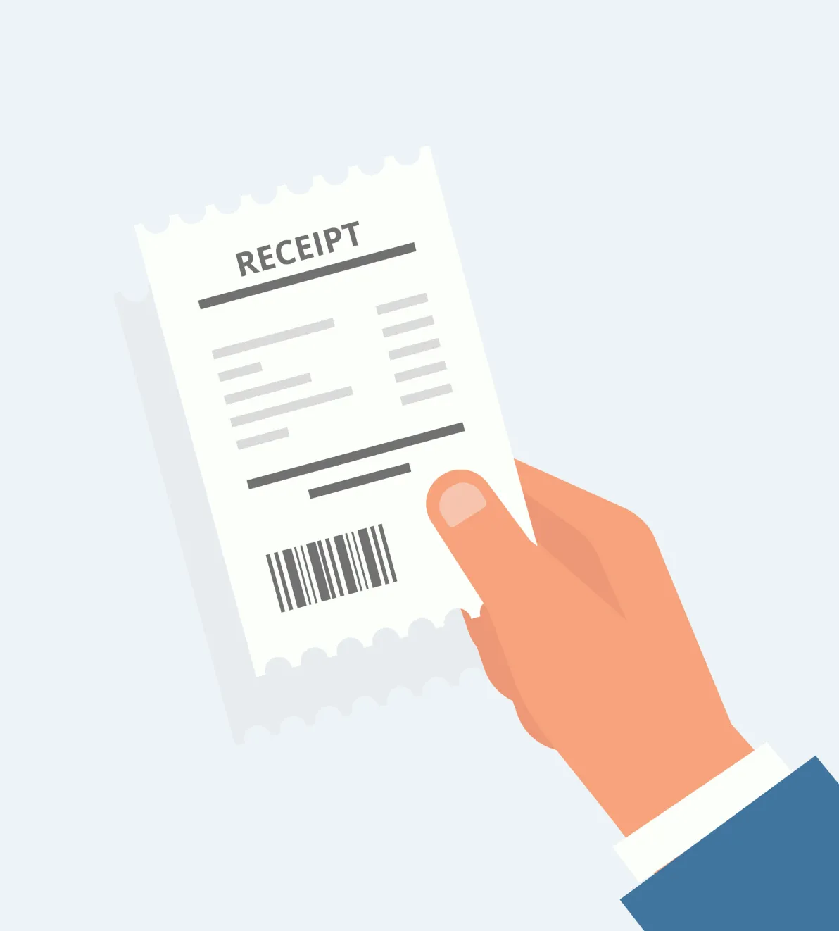 Document icon representing digital receipts